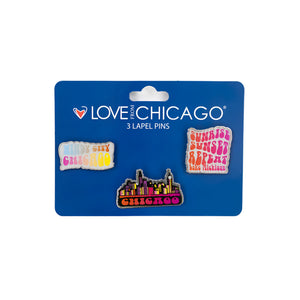 Chicago Retro 3-Pin Set
