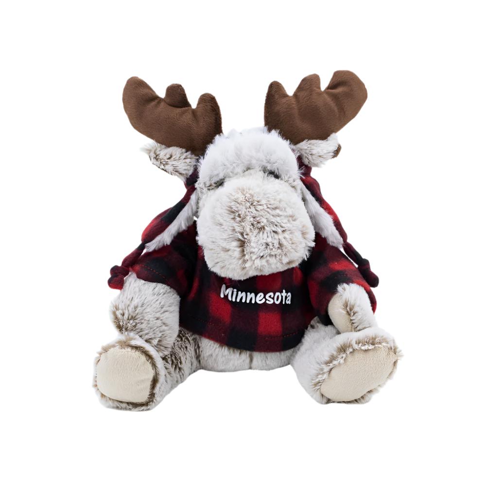 Cuddle Me Moose Plaid Plush