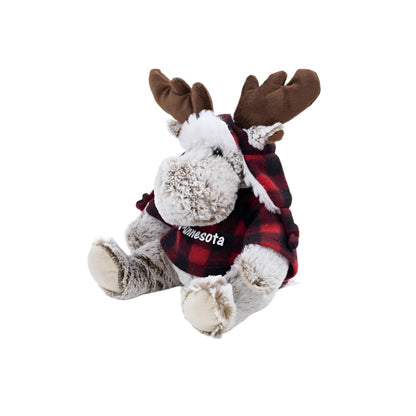 Cuddle Me Moose Plaid Plush