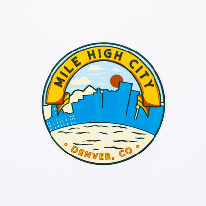 Mile High City Sticker