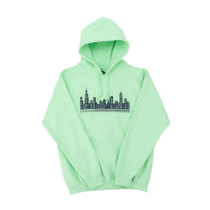 Chicago Skyline Hoodie - Love From USA