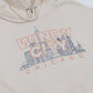 Beige hoodie with 'Windy City Chicago' graphic design on a white background