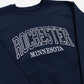 Navy blue sweatshirt with 'ROCHESTER MINNESOTA' text in white