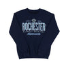 Rochester Lofty Route Crewneck Sweatshirt - NAVY
