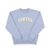 Denver Classic Stitch Sweatshirt - PALE BLUE