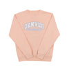 Denver Classic Stitch Sweatshirt - PALE PEACH
