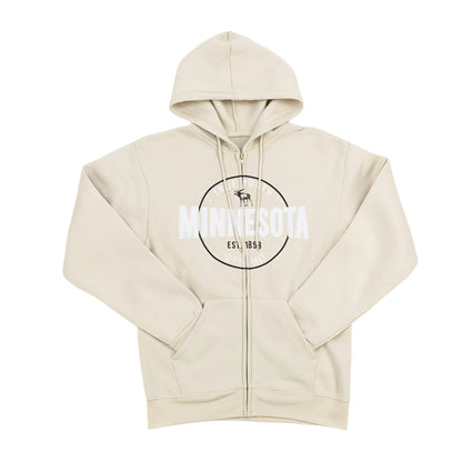 Minnesota True North Zip Up Hoodie