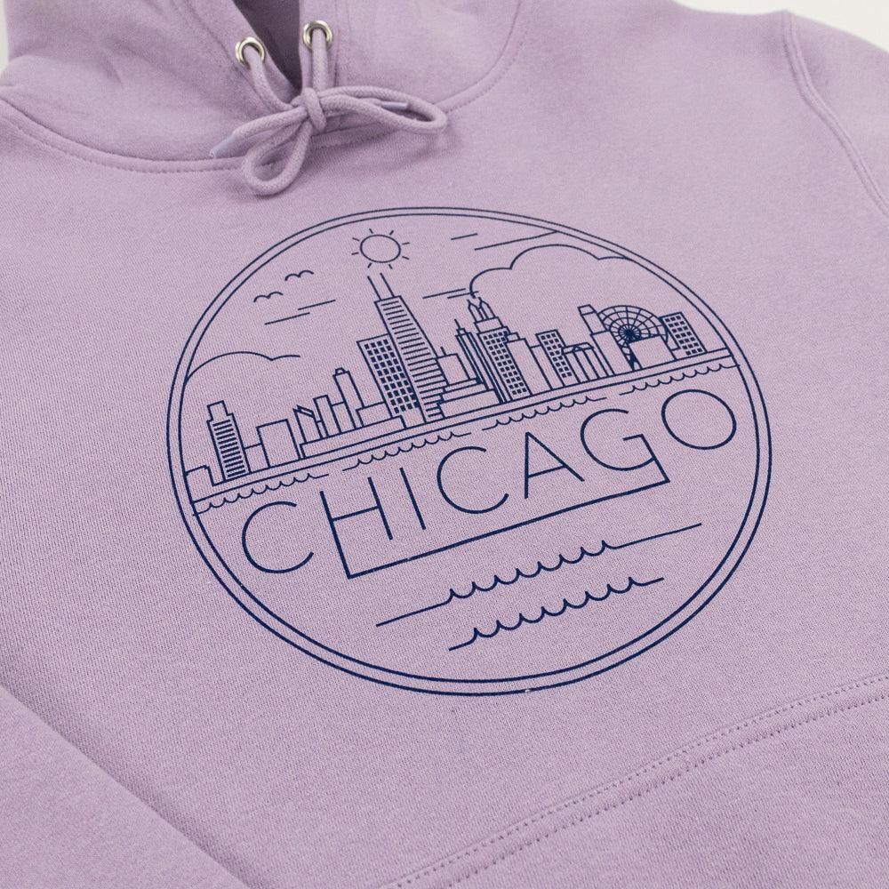 Chicago Circle Skyline Hoodie - Love From USA