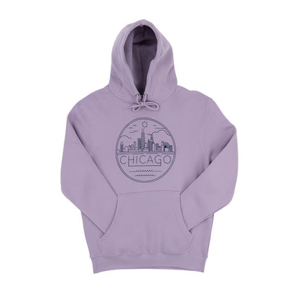 Chicago Circle Skyline Hoodie - Love From USA