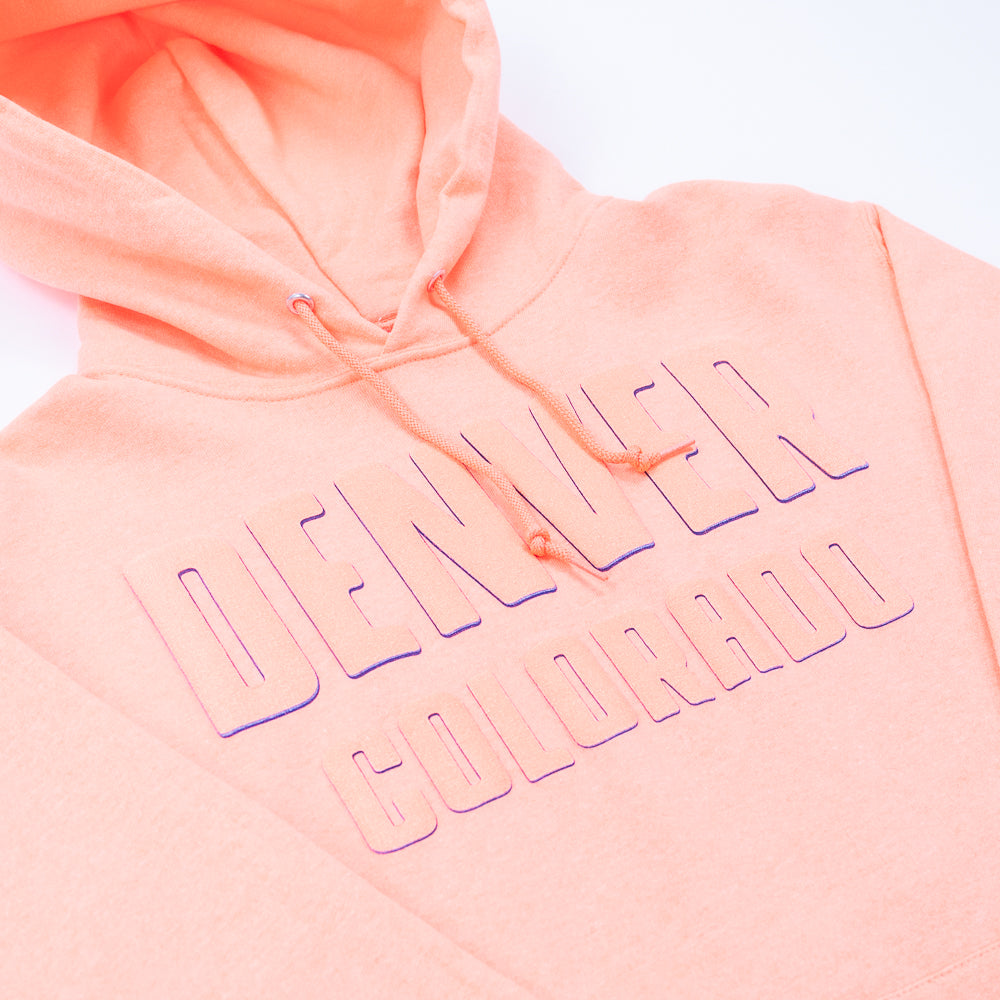 Embossed Denver Ice Hoodie