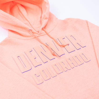 Embossed Denver Ice Hoodie