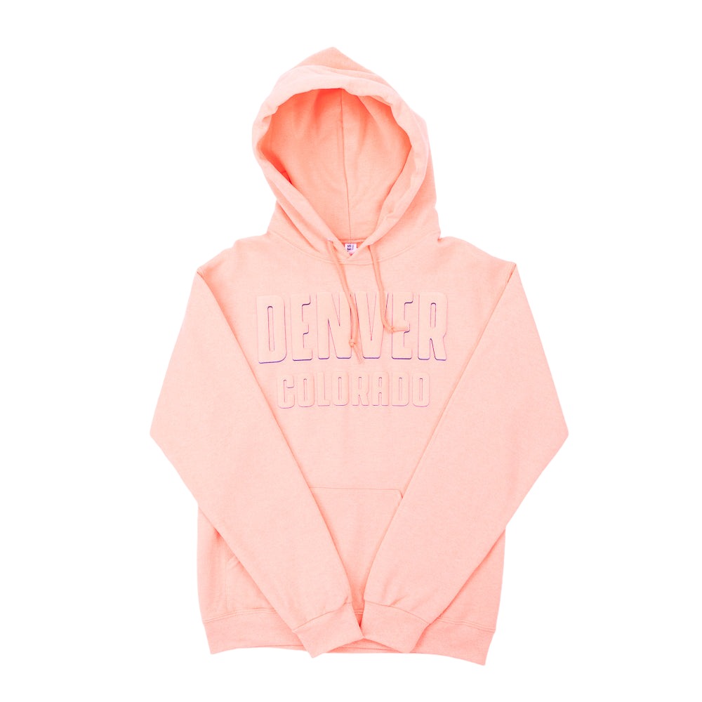 Embossed Denver Ice Hoodie