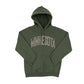 Green hoodie with 'MINNESOTA' text on a white background