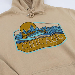 The Open Chicago Skyline Hoodie - Love From USA