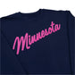 Minnesota Bright Script Font Sweatshirt