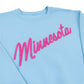 Minnesota Bright Script Font Sweatshirt