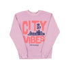 Women's Chicago City Vibes Sweatshirt - PINK LEMONADE