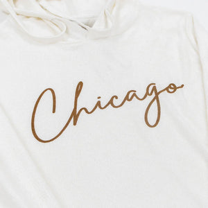 Women's Chicago Soft Script Hooded Sweatshirt