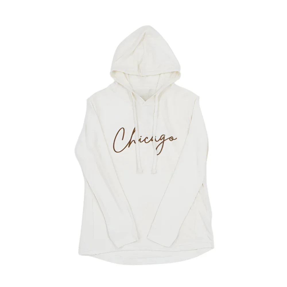 Women's Chicago Soft Script Hooded Sweatshirt