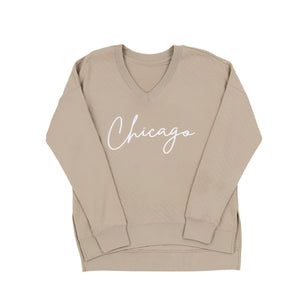 Chicago Quilted V-Neck