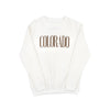 Colorado Herringbone Crew - PEARL