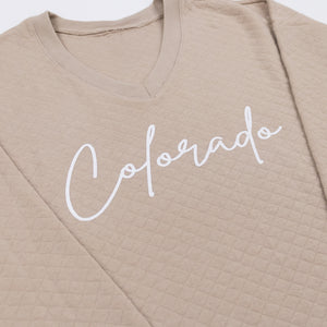 Colorado Quilted V-Neck