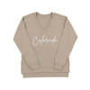 Colorado Quilted V-Neck - ALMOND