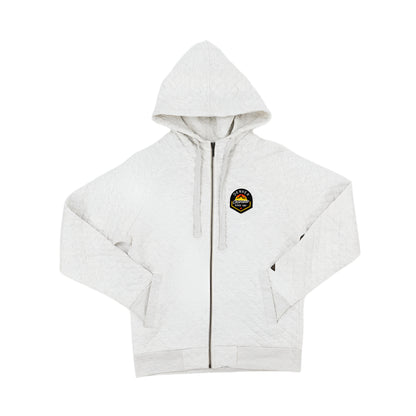 Denver Zip-Up Quilt Patch Hoodie