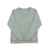 Denver Cozy V-Neck Sweatshirt - SAGE