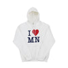I Heart MN Hoodie - WHITE