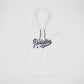 White hoodie with 'Rochester Minnesota' text on awhite background
