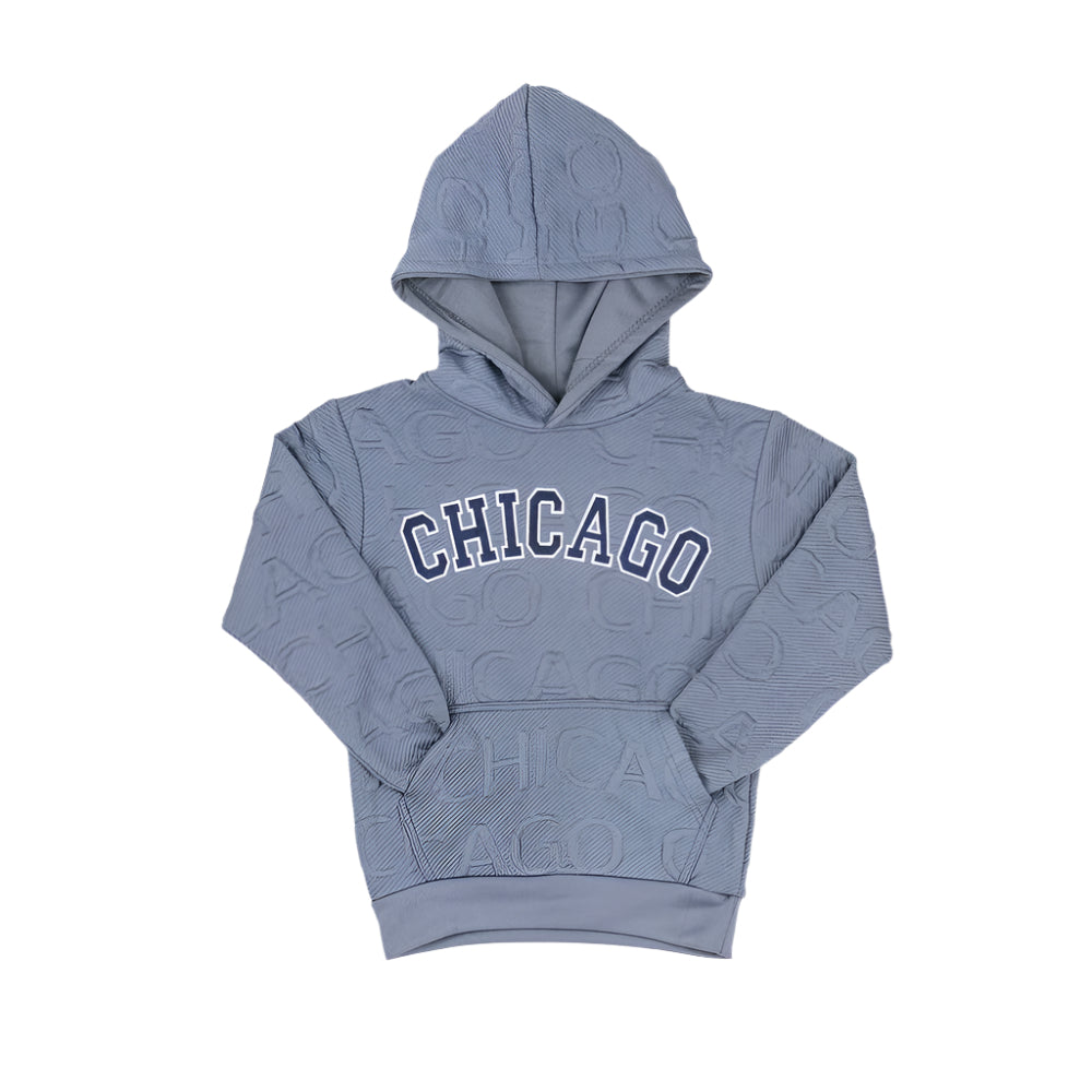 Youth Chicago Repeat Embossed Sweatshirt