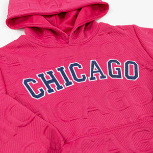 Youth Chicago Repeat Embossed Sweatshirt