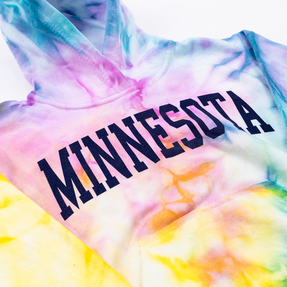 Kids Minnesota Tie Dye Hoodie