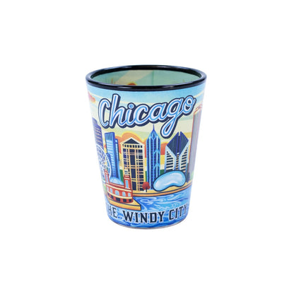 Welcome To Chicago Shot Glass