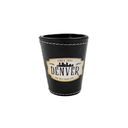 Leather Denver Shot Glass - Love From USA