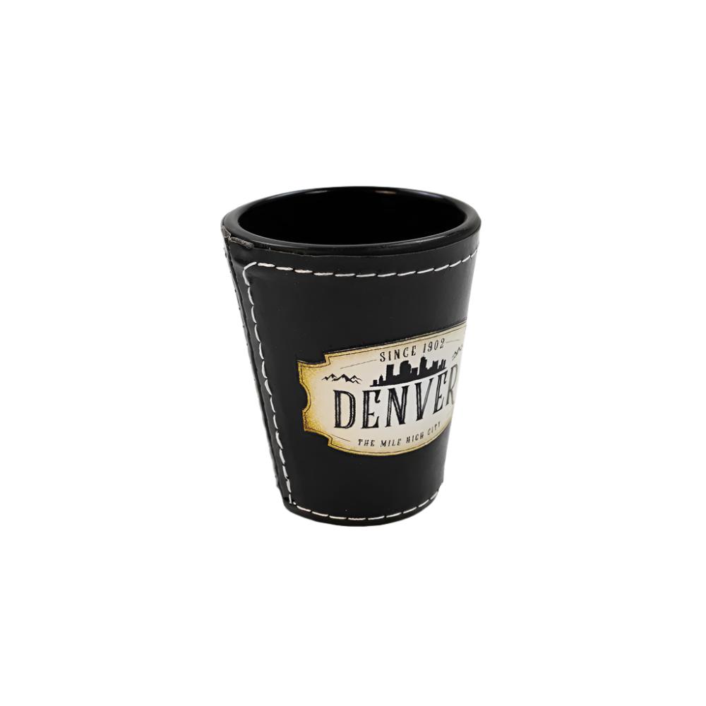 Leather Denver Shot Glass