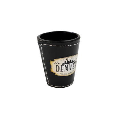 Leather Denver Shot Glass - Love From USA