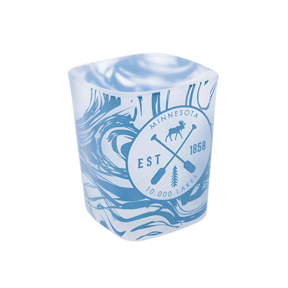 Minnesota Marble Blue Shot Glass