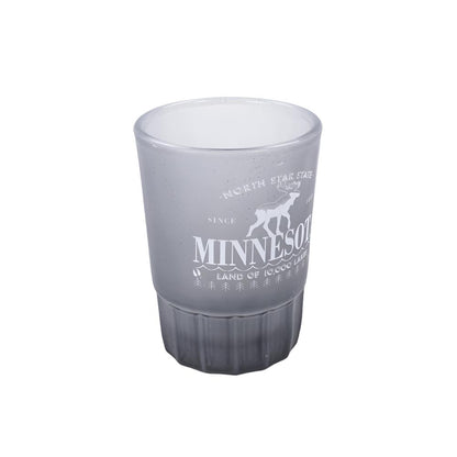 Frosted Moose Shot Glass