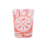 Minnesota Established Marble Red Shot Glass - Love From USA