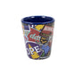 Minnesota Sticker Collage Shot Glass