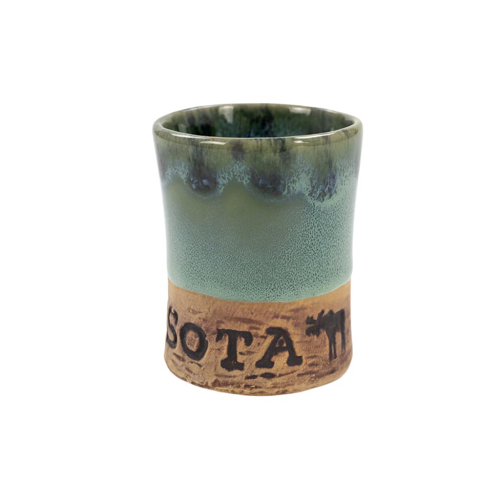 Minnesota Green Pottery Shot Glass