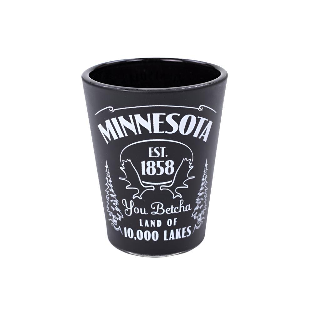 Minnesota Moose BLK/WHT Shotglass - Love From USA