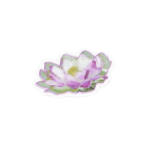 Joyful Lotus Sticker