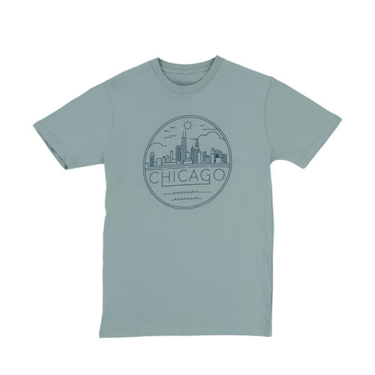 Chicago Circle Skyline Tee