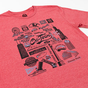 Chicago Attractions Tee - Love From USA