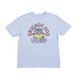 Light blue t-shirt with 'Chicago Dog Eating Legend' graphic on a white background