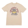 Chicago Retro Foodie Tee - SAND