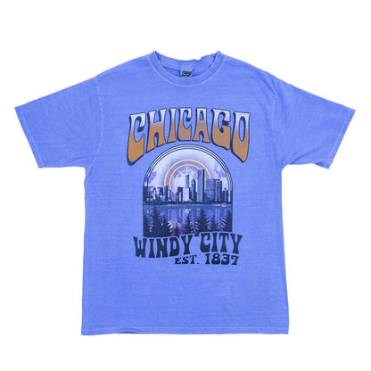 Chicago Retro Cityscape Tee